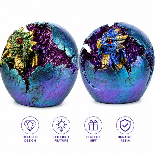Baby drache led geode - baby, ein