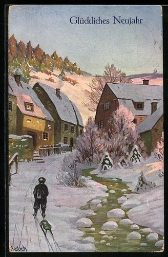 Künstler alfred mailick - künstler-ak,