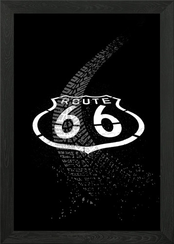 Route reifenspuren - 66,