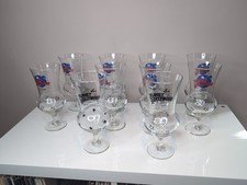 Planet Hollywood World Hurricane Tall Cocktail Getränk Sammlerstück Glas x10