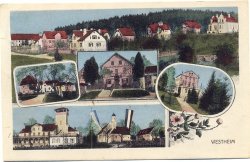 Westheim mehrbild mit - mehrbild-ak,