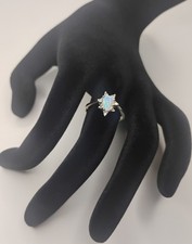 10K massiver Weißgold 0,50