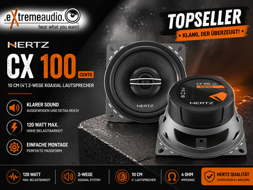 Hertz cx100 cento - cm, (4")