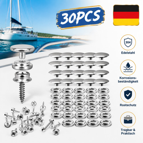 Edelstahl druckknopf schraube - edelstahl,