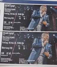 Roland Kaiser Hamburg Konzert 09.05.2025 Zwei Tickets Sitzplatz 