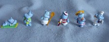 6 Ü-Ei Figuren "Die Happy Hippo auf dem Traumschiff",  1992, Sammlungsauflösung