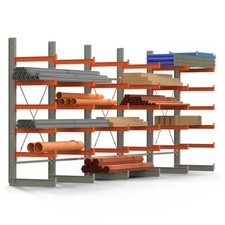 Kragarmregal, einseitig