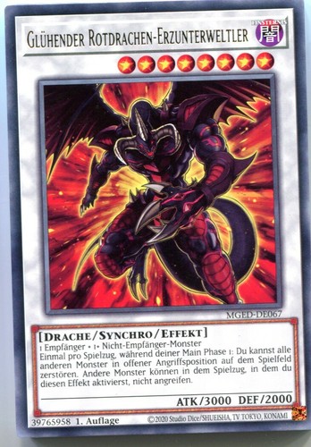 Glühender rotdrachen - yu-gi-oh,
