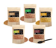 PINI Räucherchips Set 5x 1 L