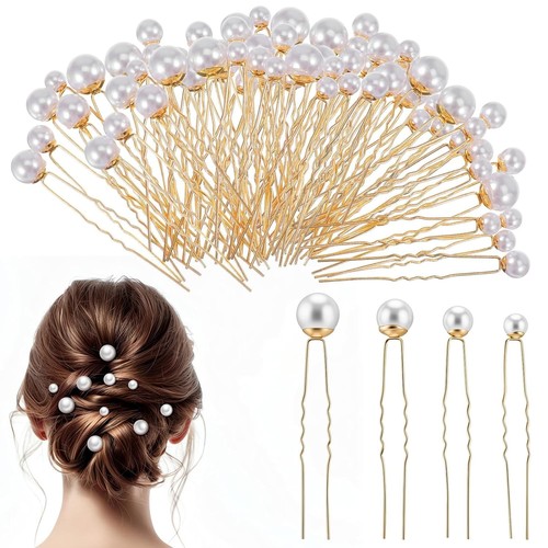Haarnadeln perlen gold - perlen,
