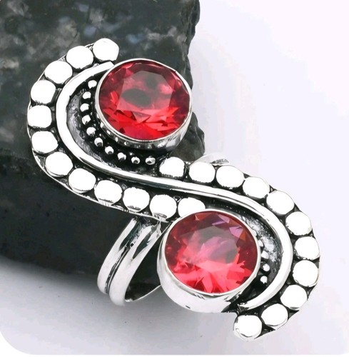 Granat ethno ring 56 - ring,