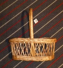 Flaschenkorb Flaschenträger Weide für 3 Flaschen neu