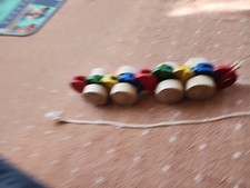 Eichhorn Nachziehtier Raupe Nachziehspielzeug Holzspielzeug Holz Nachziehraupe