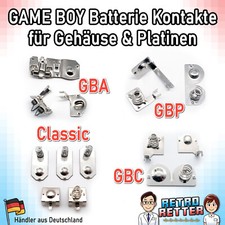 GameBoy Platine+Gehäuse Batterie Kontakt Feder Color Pocket Advance GBA GBC GBP
