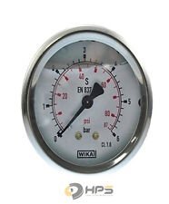 WIKA Glycerin Vakuum Manometer