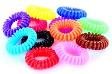 Haargummi, Telefonkabel, elastisch, Kinderhaargummi, Haarschmuck, Spiralgummi