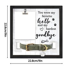 Haustier-Gedenkrahmen aus Holz