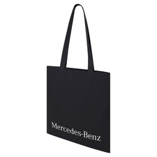 Original Mercedes-Benz Baumwolltasche Schwarz – Nachhaltiger Stoffbeutel mit Log