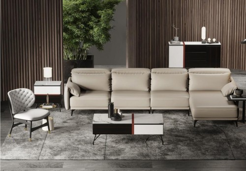 Designer ledersofa ecksofa - designer,