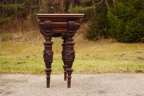 Antiker ausziehtisch - antiker,