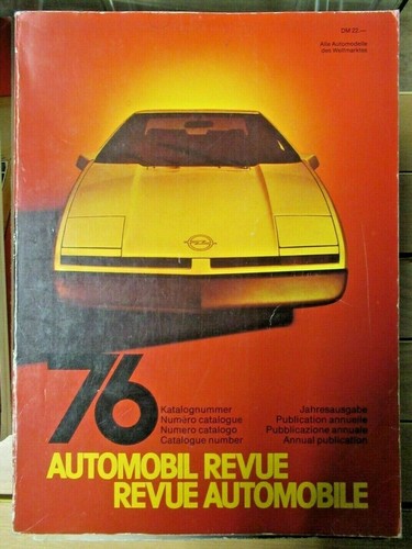 Automobil revue katalog 1976 - automobil,