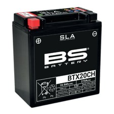 BATTERIE BS SLA BTX20CH FÜR MOTO GUZZI 850 KURZ VON 2007 BIS 2009 VERSTÄRKT