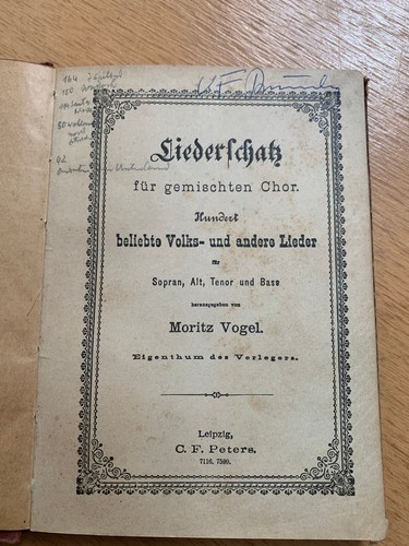 Liederschatz für gemischten