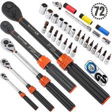 Drehmomentschlüssel 1/2" 1/4" 3/8" 1Nm-360Nm Drehmoment Schoneinsätze 17 19 21mm