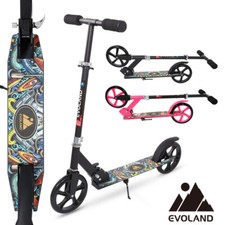Evoland Tretroller Kickroller Cityroller Kinderroller Erwachsene Scooter 2Farben