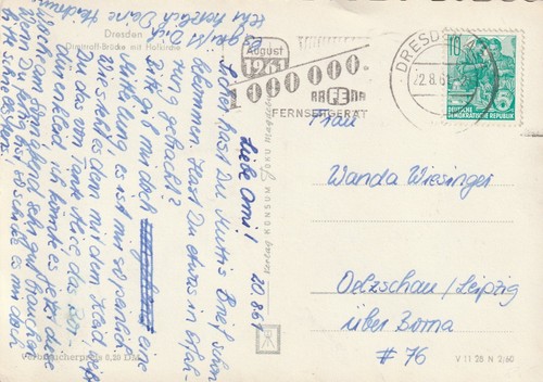 Ddr mit maschinenstempel - ,