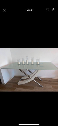 Esstisch milchglas - esstisch,