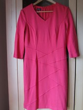 GERRY WEBER Kleid Etuikleid  36 38  rot koralle 3/4 Ärmel