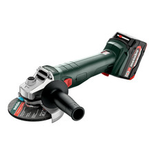 Metabo Akku-Winkelschleifer Schleifgerät 18V 125mm 4Ah MetaBOX 165 L Akkupack