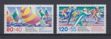 Bund 1310-1311 Sporthilfe Weltmeisterschaften 80+ 40 Pf + 120+ 55 Pf postfrisch