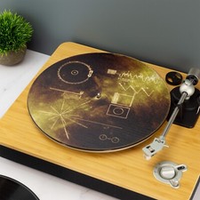 Voyager golden record cover - golden,