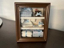 " Kleiderschrank Baby" 3D Bilderrahmen aus den 90er Jahren, Rarität