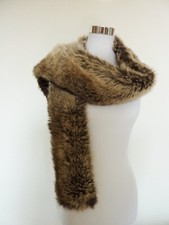 Webpelz Fellkragen Schal Stola Winterschal Damen Unisex Fashion Highlight