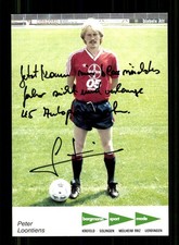 Peter Loontiens Autogrammkarte
