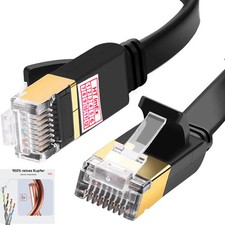 CAT8 LAN Kabel RJ45 Patchkabel für Dell DA300 VGA Mobile Adapter Docking Station