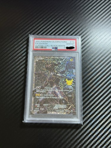 Pokémon zekrom cel 114 psa - pokémon,