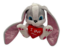 Schnuffel Hase Snuffie mit Herz Handywerbung Plüschtier Stofftier I LOVE YOU