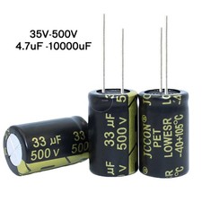 35V-500V Elkos Radial