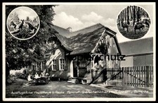 ALTE POSTKARTE RADIS AUSFLUGSLOKAL PAPSTHAUS KEMBERG FERNRUF GRÄFENHAINICHEN SPE