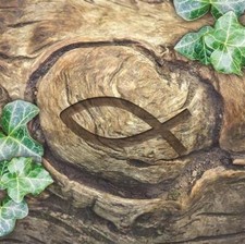 20 Servietten Ichthys im Baum