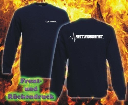 Rettungsdienst sweatshirt navy - sweatshirt,