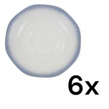 6er Set Untertasse Mitterteich Form 2040 Sissi Blau