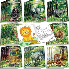 Malbuch Kinder Safari Tiere