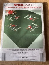 Stick-Art Handarbeits Tischdecke Komplette Stickpackung Weihnachten