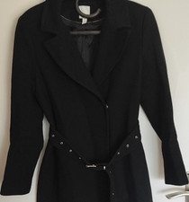 Damen mantel schwarz - h&m,