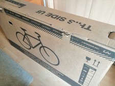 Fahrradkarton, stabil, doppelwellig, 160 x 87 x 27 cm